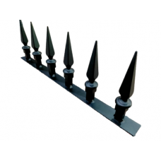 Black Spear tops - 600mm - 180mm High Spike