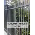 Security Fencing - Custom sizes - Spike top - Dark Grey - See description Custom