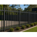 Black Square Top Security Fencing - Custom sizes - Square top Black Square Top Security Fencing - Custom sizes - Square top