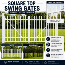 Square Top Security Bar Gates - Custom sizes - SQM Guide Square Top Security Bar Gates - Custom sizes - SQM Guide