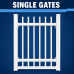Square Top Security Bar Gates - Custom sizes - SQM Guide Square Top Security Bar Gates - Custom sizes - SQM Guide
