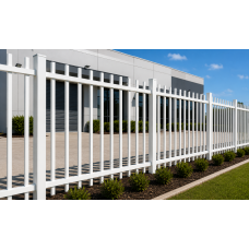 Black Square Top Security Fencing - Custom sizes - Square top Black Square Top Security Fencing - Custom sizes - Square top
