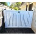 65mm Slatted Vertical GATES - Vertical 65mm Slats- Custom Sizes - SQM PRICE - 3 colours