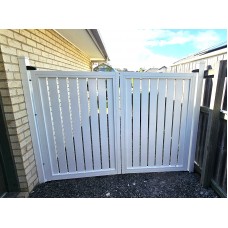 Slat Vertical White Gates Made to Measure  - Custom - SQM PRICE - Plus 7 other colours