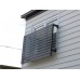 Window 65mm Slat Screens PER SQM - Black Custom Cut