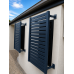 Window 65mm Slat Screens PER SQM - Black Custom Cut