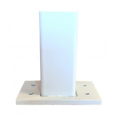 Post base or Header beam drop post Bracket for 50x50mm Posts in  WHITE