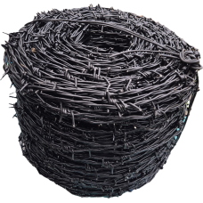 Barbed Wire DELIVERED 2.7mm x 300m Wire coated in PVC BLACK