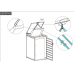 Dark Grey Garbage Waste Bin for all 240 litre bins - Dark Grey