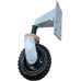 White Gate Wheel Heavy Duty - Free Delivery