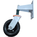 White Gate Wheel Heavy Duty - Free Delivery