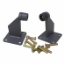 Slat Sliding Gate Roller Kit - Dark grey and 7m Track