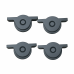Slat Sliding Gate Roller Kit - Dark grey and 7m Track