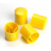 50x Yellow Round Star Picket Caps