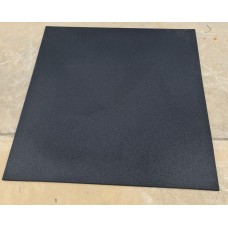 1000x1000 Gym rubber flooring tile Black  Floor Matting Shock Fitness Crossfit Rubber Tiles