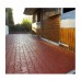 Rubber Pavers RED 45mm Dog bone Shape Gyms Stable Playground Tile Mat I