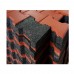 Rubber Pavers GREY 45mm Dog bone Shape Gyms Stable Playground Tile Mat I