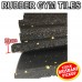 1000x1000 Gym rubber flooring tile Black  Floor Matting Shock Fitness Crossfit Rubber Tiles