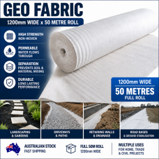 GEO TEXTILE DRAINAGE *Delivered* FILTER GEOFABRIC - 50m Rolls x 1200 wide