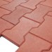 Rubber Pavers GREY 45mm Dog bone Shape Gyms Stable Playground Tile Mat I
