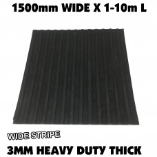 Rubber Sheeting 1500 Wide of WIDE STRIPE & 1.8m Length DELIVERED
