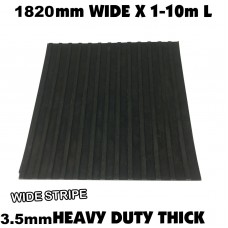 Rubber Sheeting 1.82m wide WIDE STRIPE 2.8m Length DELIVERED Mat Lining for home, vehicle, workshop, office, warehouse, garage