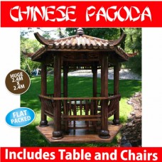 Authentic Chinese Pagoda 2.8m - Seating & great Timber Detail Work