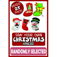 XMAS Sew a Hanger - 25 Pack