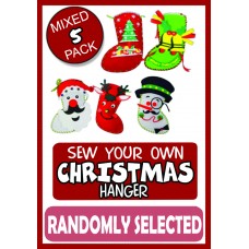 XMAS Sew a Hanger - 5 Pack
