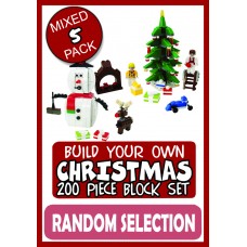 XMAS 200 Piece Block Set - 5 Pack