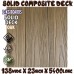 Co-Extrusion 138mm Composite Deck Sample Pack FREE delivery - 9 colour Options - Select 3 samples