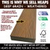 138mm Honorwood SOLID COMPOSITE DECKING  - HAMPTONS White  - Per Lineal Metre