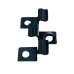 Decking clips to suit Grooved Deck Boards - 2mm GAPS between Boards