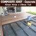 Composite Joist Decking Joists for concrete 40mmW x 25-30mmH **3m length