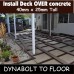 Composite Joist Decking Joists for concrete 40mmW x 25-30mmH **3m length