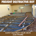 Joist Rubber Cover for Decks – Stop timber joist ROT  - 25m Rolls