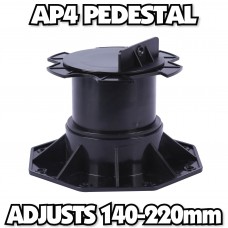 10x Adjustable risers feet - Decking Timber support pedestal  - AP4 = 140 - 220mm