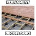 10x Adjustable risers feet - Decking Timber support pedestal  - AP1 = 22 - 30mm