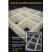 FRP Walkway Grating DELIVERED Anti Slip Resin Fiberglass 1986mm x 500mm 30x30 Grey Grit