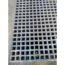 FRP Walkway or Stair Treads DELIVERED Anti Slip Resin Fiberglass 1220mm x 310mm 12x12 GREY Grit Stairs