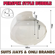 Floss Machine Perspex Bubble - Suits our High Output Machines 60cm