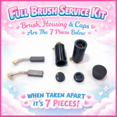 Full brush service kit - 7 Piece Fairy Floss Machine head parts