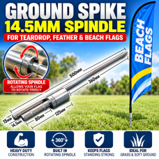 14.5mm Ground Spike for Teardrop & Feather Flags 14.5mm Ground Spike for Teardrop & Feather Flags