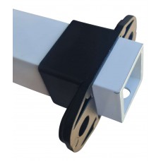 30x30 Hanger Brackets suitable for 30mm Joist Box Tube White or Black - EACH