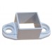 30x30 Hanger Brackets suitable for 30mm Joist Box Tube White or Black - EACH