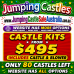 Animal Farm Theme & Blower Sale - 4mx4m Castle - USED