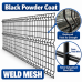 Weld Mesh Fence Arc 1300Hx2930mmW Black Fencing weldmesh Security Pet Weld Mesh Fence Arc 1300Hx2930mmW Black Fencing weldmesh Security Pet