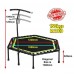 Mini Trampoline 1360mm Rebounder Cardio Fitness Exercise Indoor Trainer 3 colours