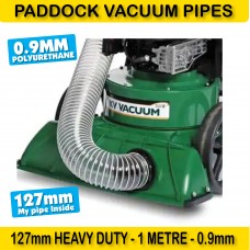Paddock Vacuum HEAVY DUTY PU DUCTING 127mm 1m -  5" 125mm