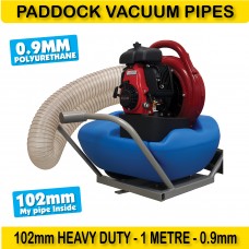 Paddock Vacuum HEAVY DUTY PU DUCTING 102mm 1m 100mm 4" 100mm